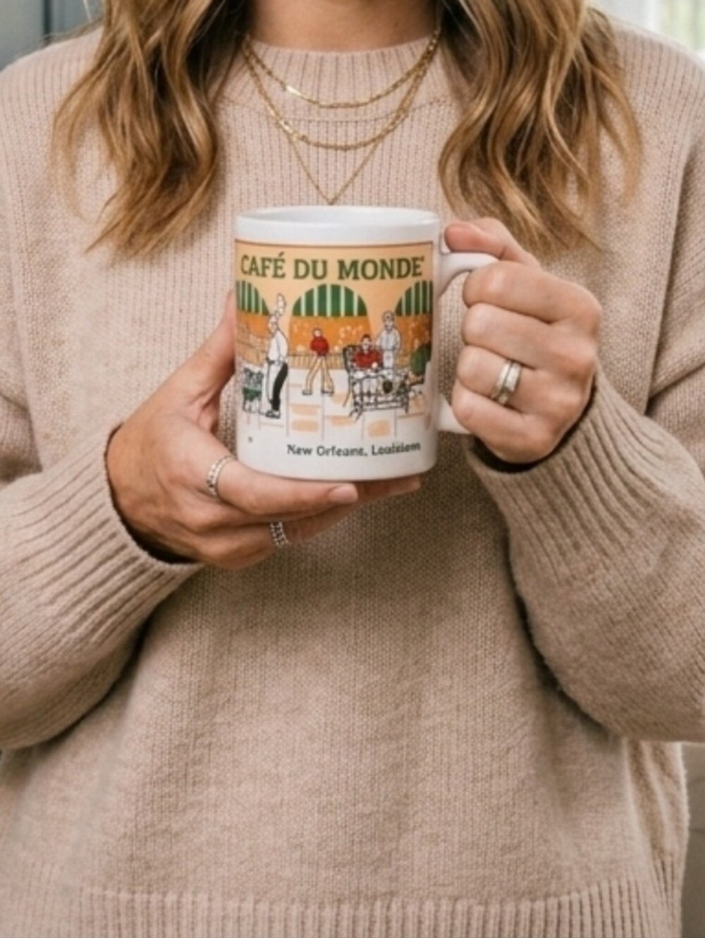 Cafe Du Monde DINER ceramic Mug-authentic